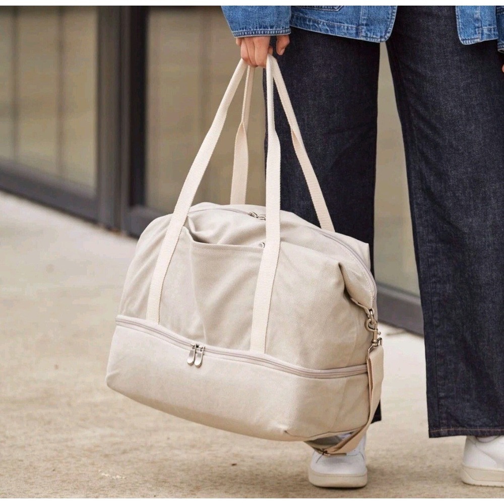 Lo & Sons Catalina Deluxe Dove Grey Organic Canvas Large